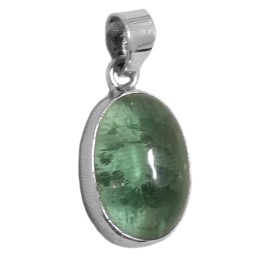 Pendentif apatite en argent massif 925