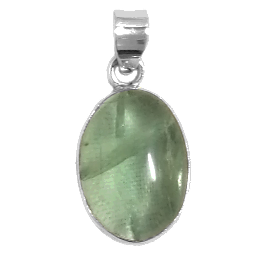 Pendentif apatite en argent massif 925