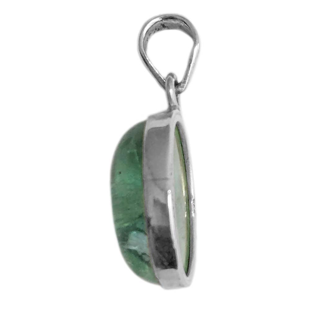 Pendentif apatite en argent massif 925