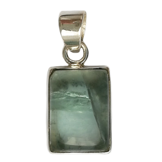 Pendentif apatite en argent massif 925