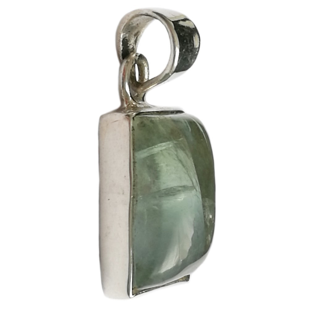 Pendentif apatite en argent massif 925