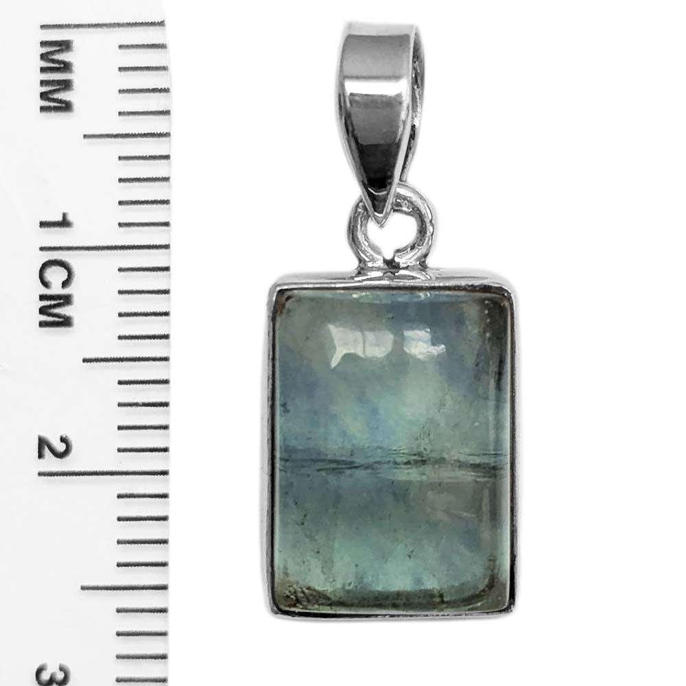 Apatite sterling silver pendant
