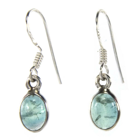 Apatite sterling silver earrings