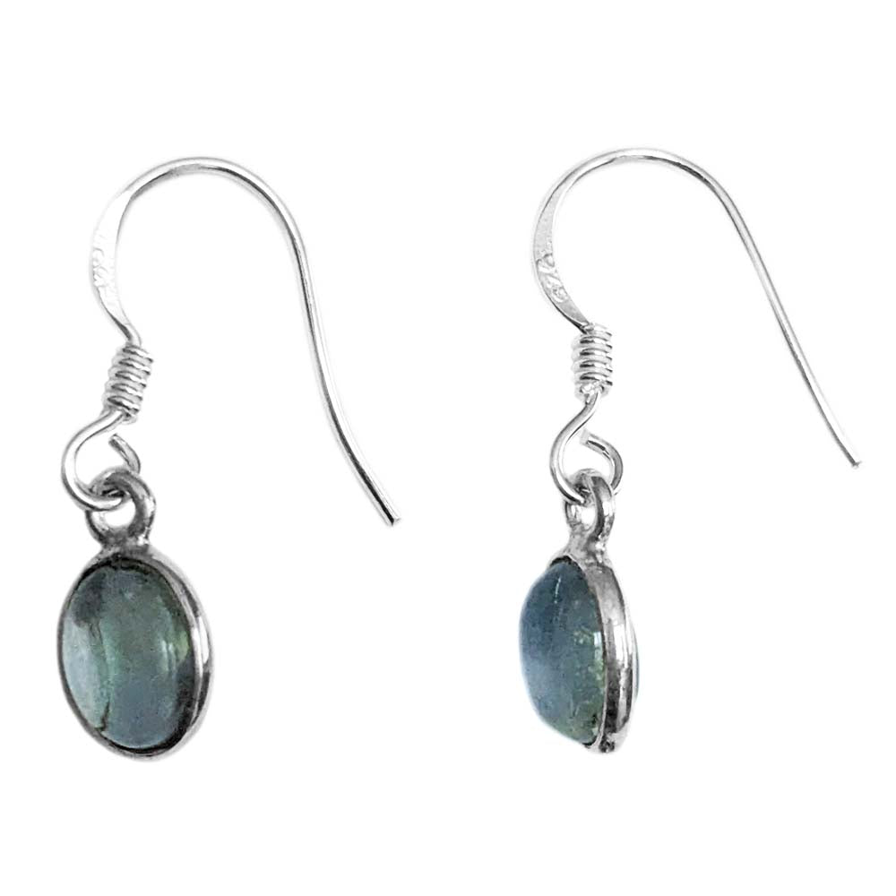 Boucles d’oreilles apatite en argent massif 925