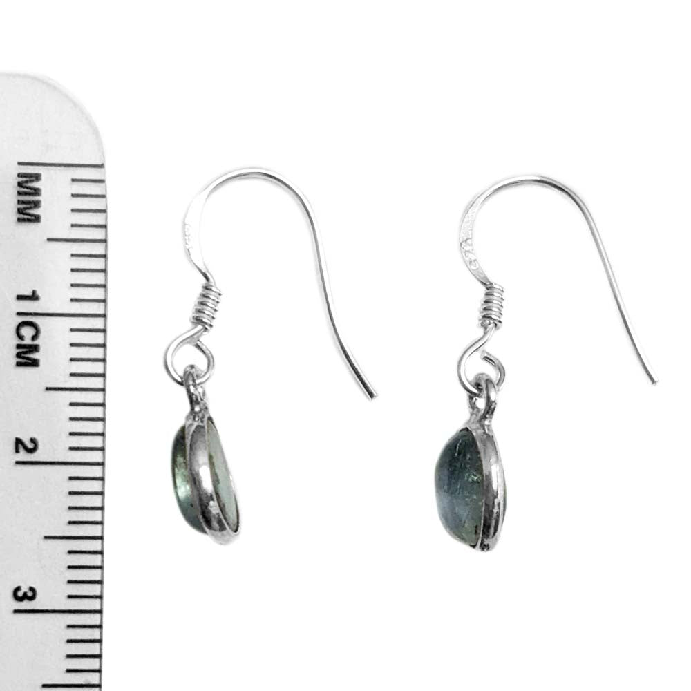 Apatite sterling silver earrings