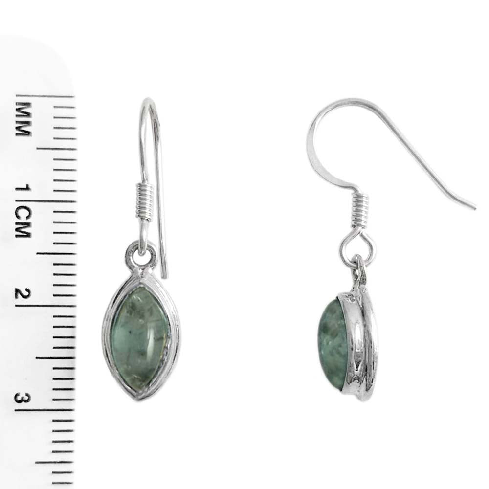 Boucles d’oreilles apatite en argent massif 925
