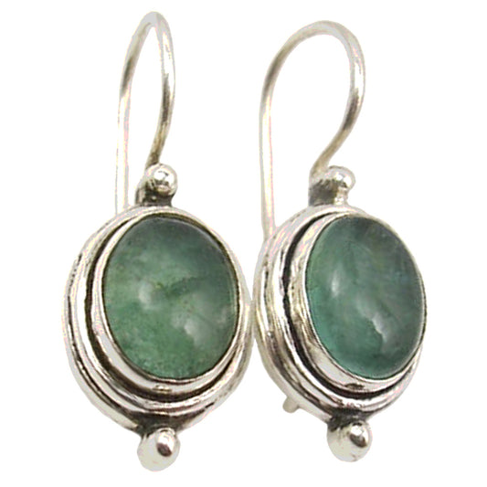 Boucles d’oreilles apatite en argent massif 925