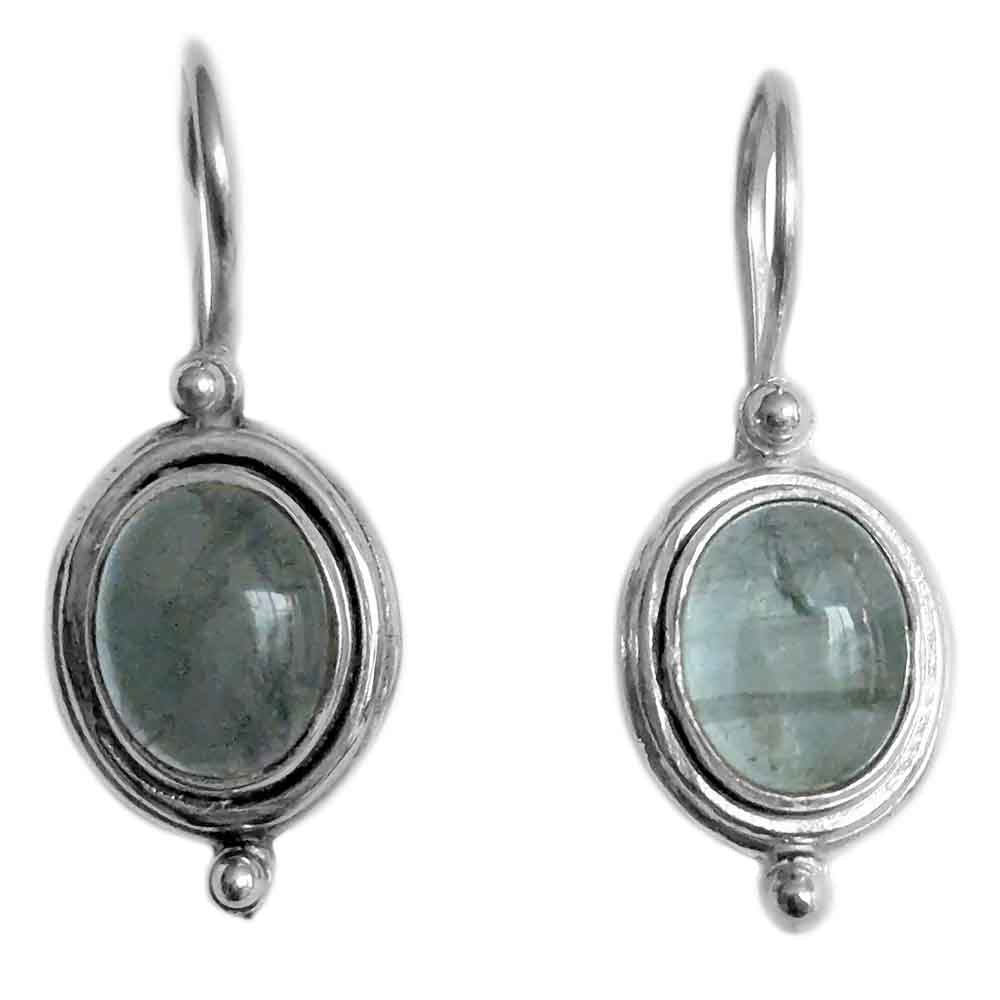 Boucles d’oreilles apatite en argent massif 925